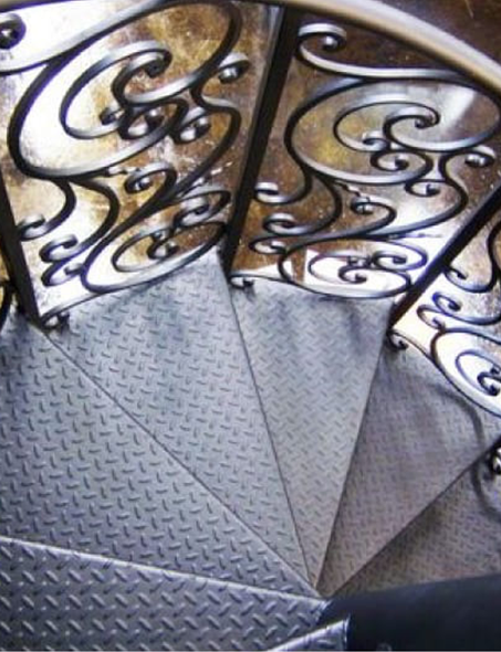 Escaleras Espirales Rectas para Interior y Exterior